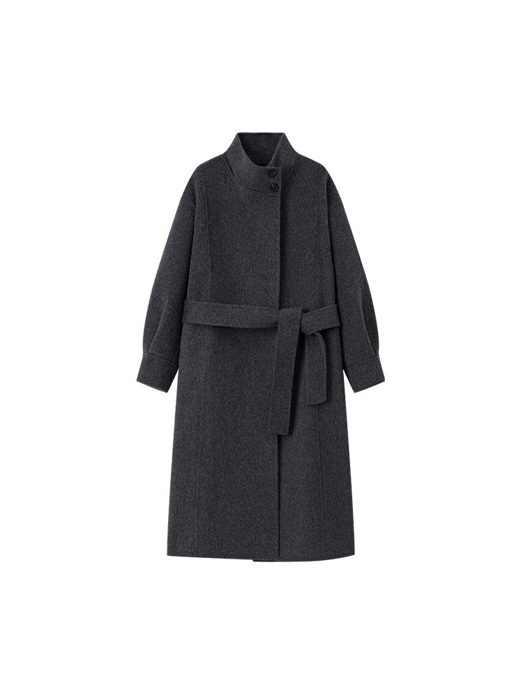 3GBL 2024 NEW COLLECTION WOMEN CASHMERE COAT NAVY